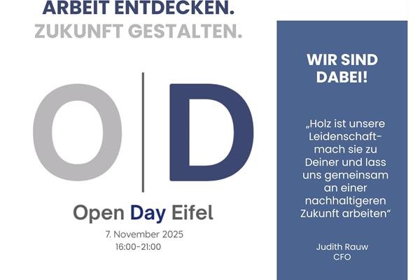 IBH öffnet seine Türen für den Open Day Eifel in Schleiden